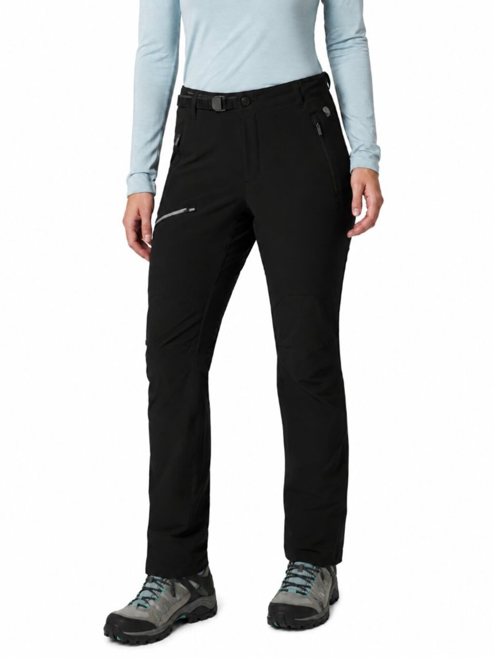 MOUNTAIN HARDWEAR Chockstone 30.5" Hiking Pants Black Sz 2 Midweight Utility